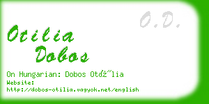 otilia dobos business card